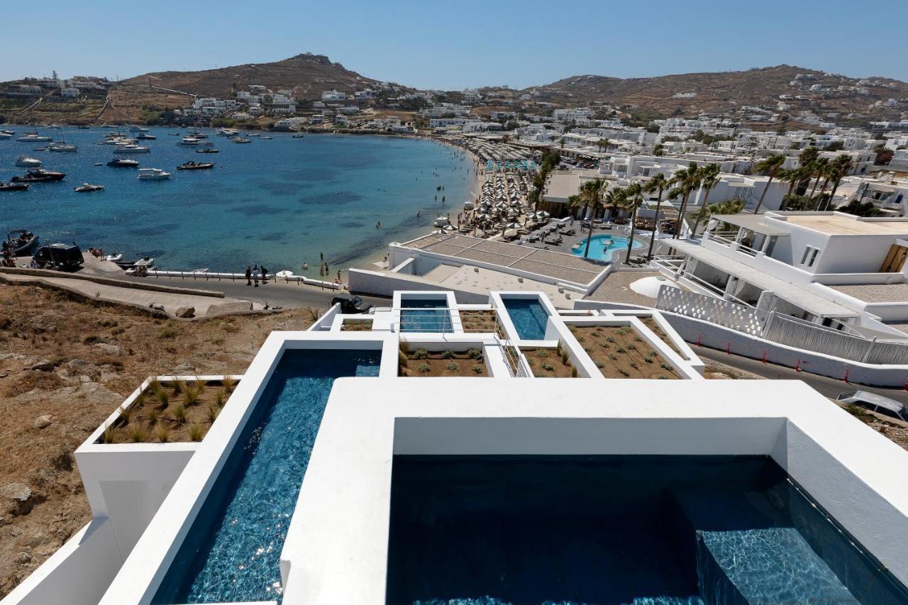 Cubic Mykonos Seafront Design Suites Ornos  Luaran gambar